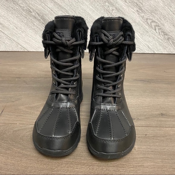 UGG | Kids Butte II CWR Snow Boots Black Size 13 - Picture 3 of 9